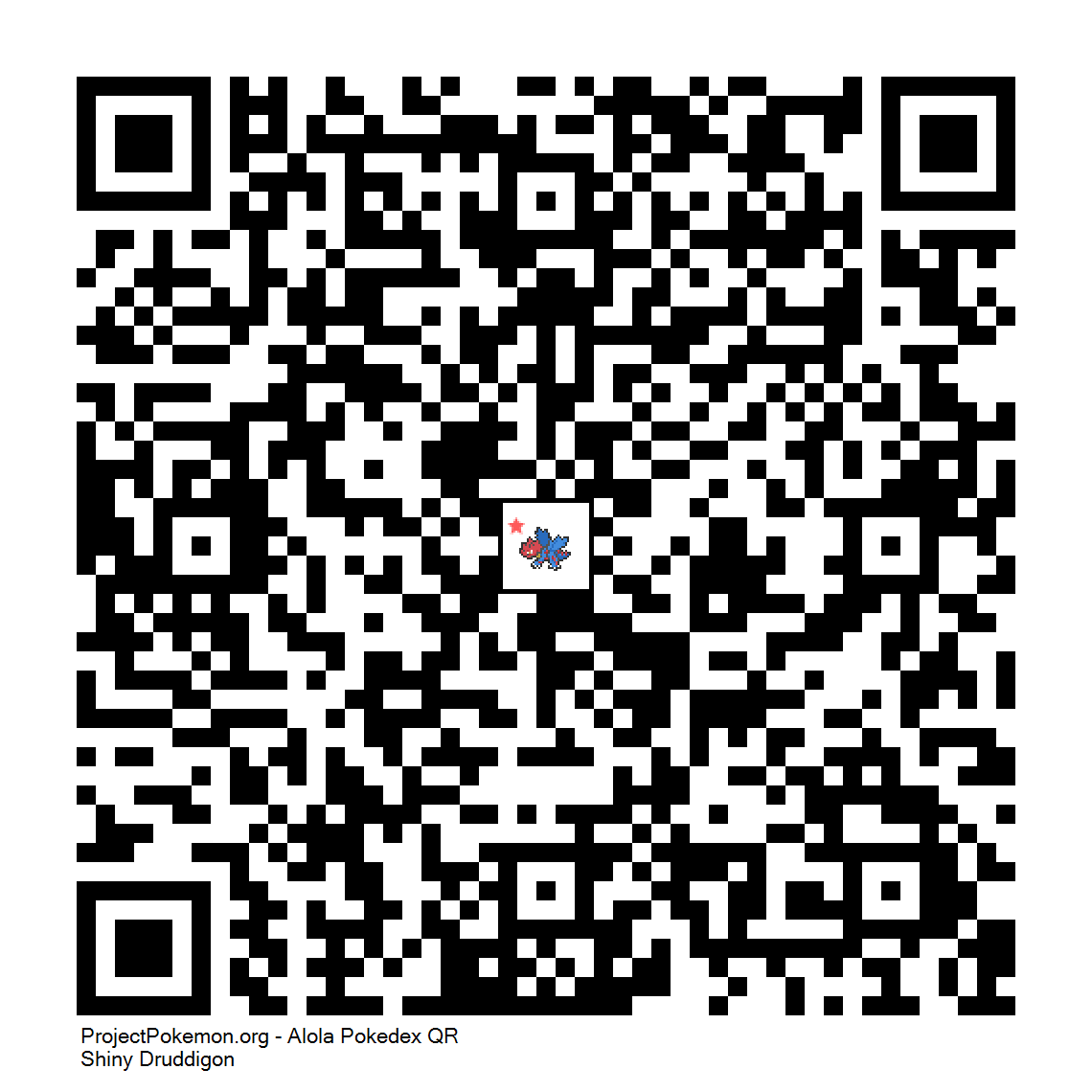 Cdigo QR de Druddigon variocolor